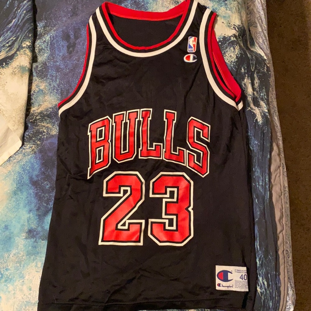 Champion Chicago Bulls Michael Jordan Jersey 23